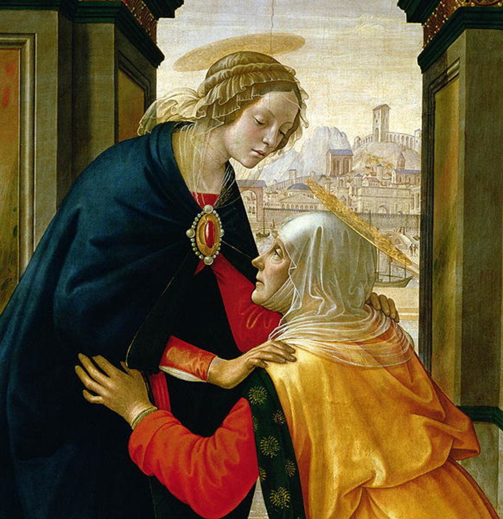 Detail of The Visitation, 1491 by Domenico Ghirlandaio