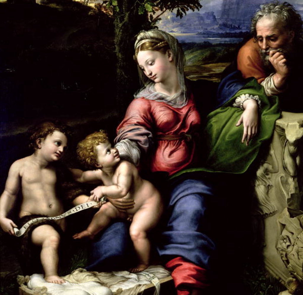 Detail of The Holy Family of the Oak Tree, c.1518 by Raphael