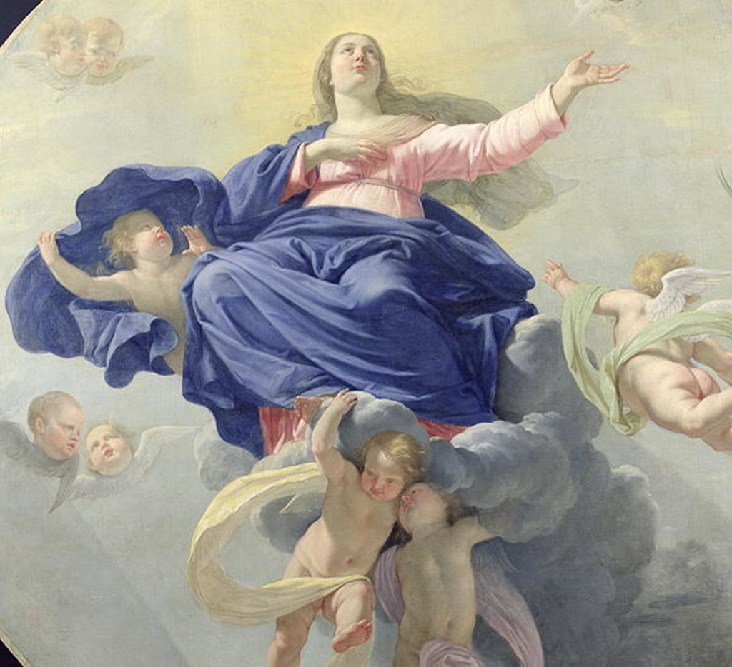 Detail of The Assumption of the Virgin, c.1656 by Philippe de Champaigne