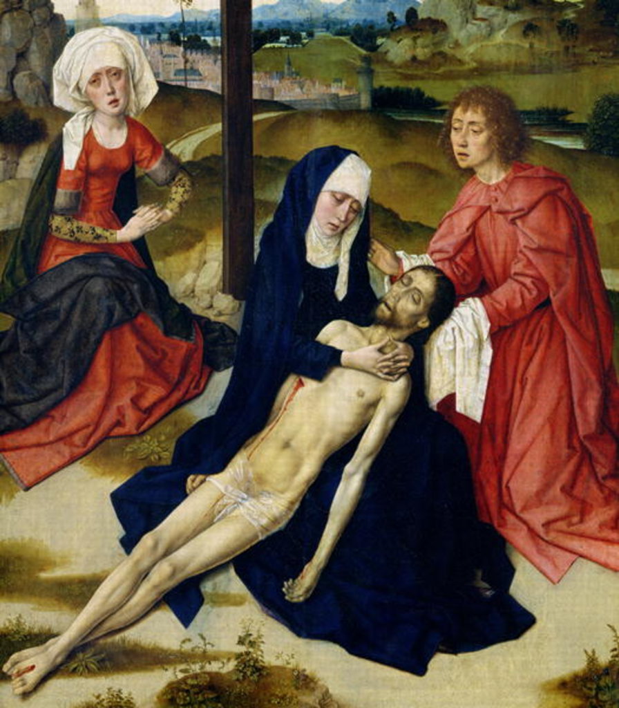 Detail of The Lamentation by Dirck Bouts