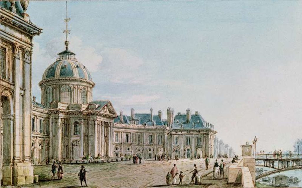 Detail of View of the College des Quatre Nations, Paris, c.1810 by Victor Jean Nicolle