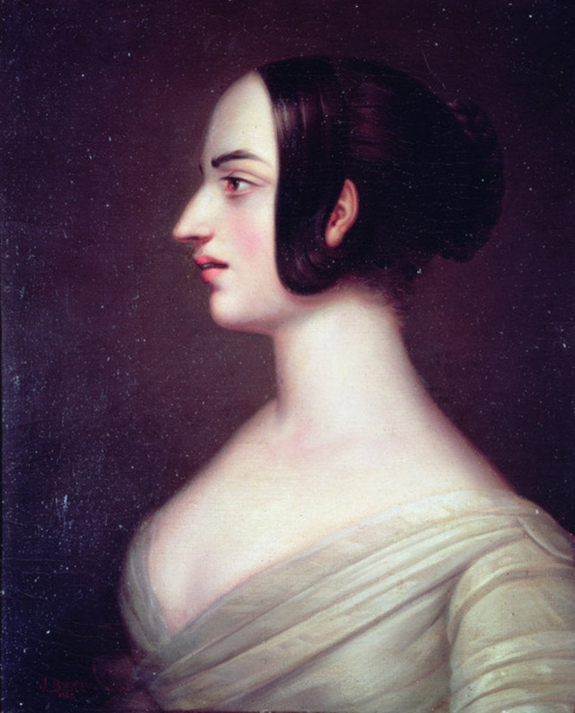 Detail of Marie Taglioni 1847 by J. Bert