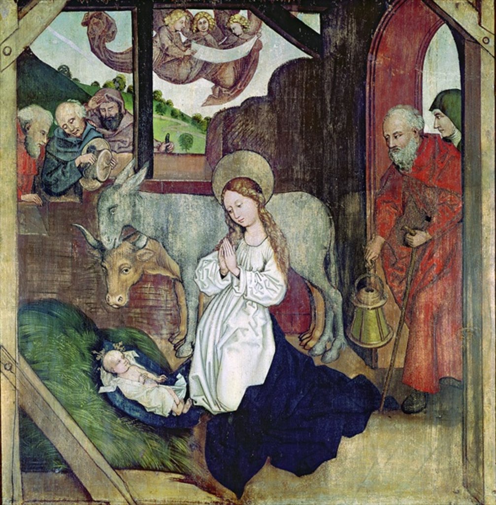 Detail of The Nativity by Martin Schongauer