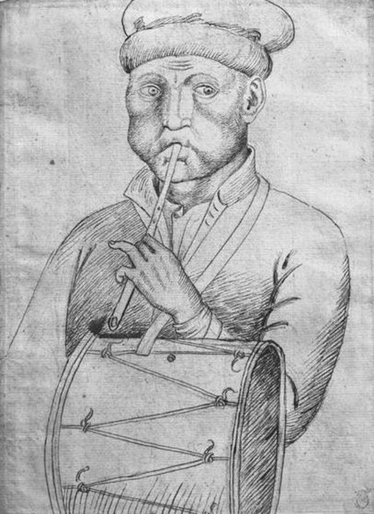 Detail of Musician by Antonio Pisanello