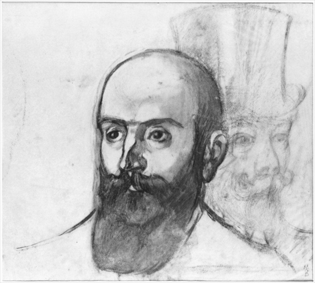 Detail of Edouard Vuillard and Andre Mellerio c.1899 by Maurice Denis