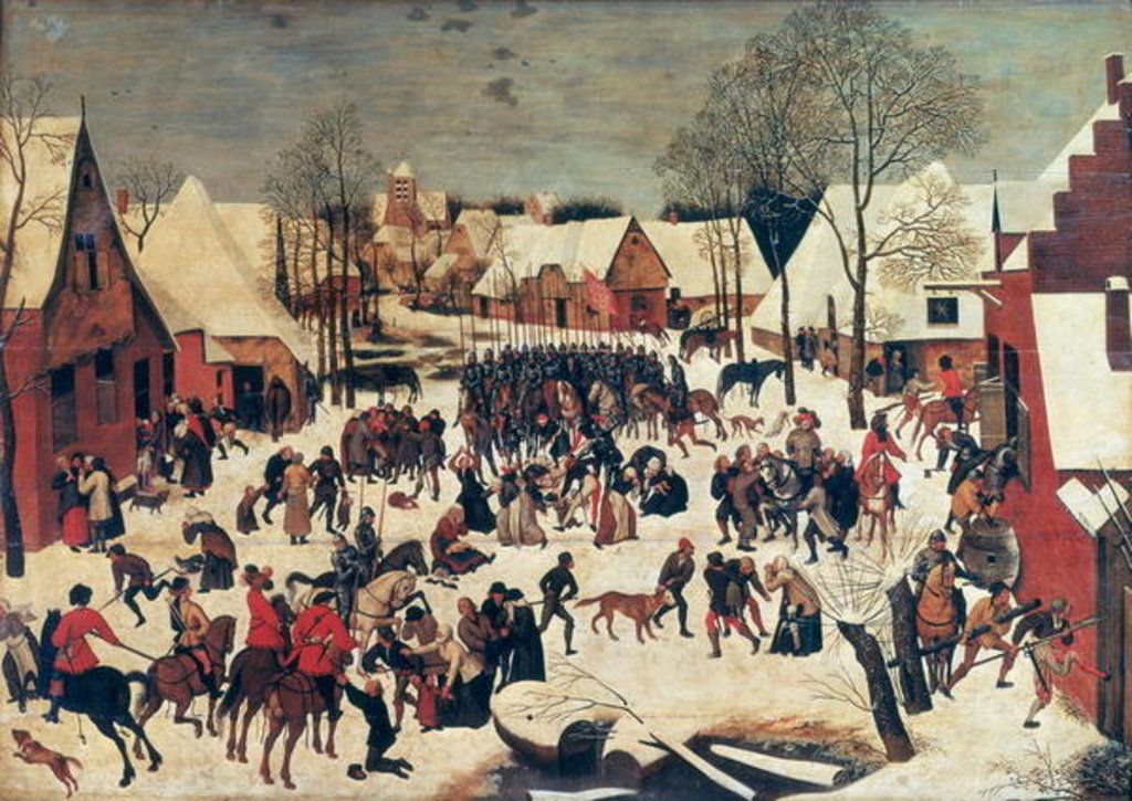 Detail of The Massacre of the Innocents, 1593 by Pieter the Younger Brueghel