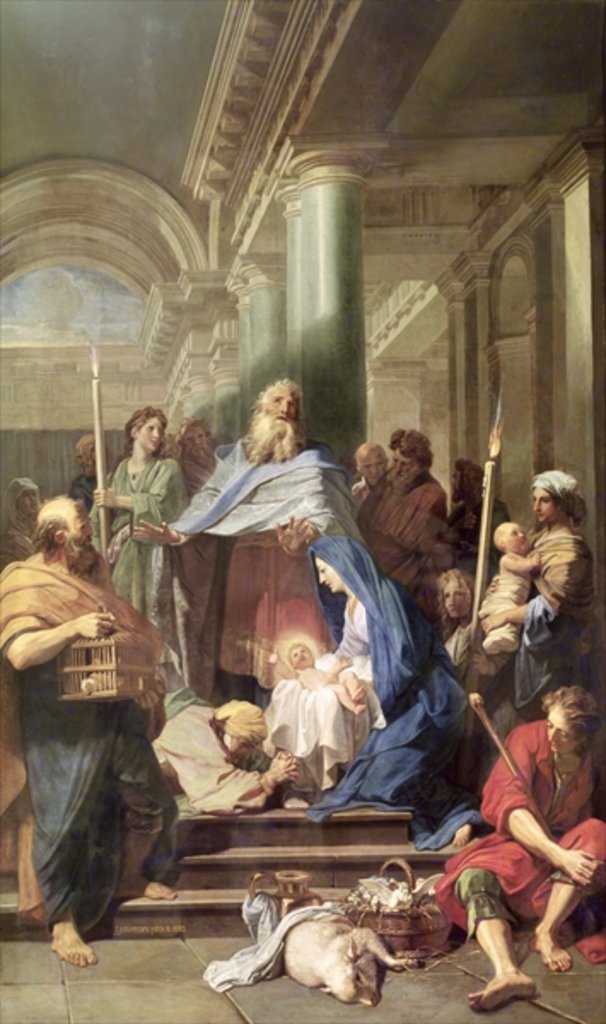 Detail of The Presentation in the Temple, 1692 by Jean-Baptiste Jouvenet