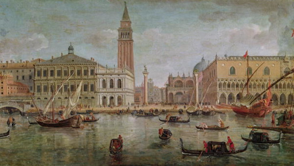Detail of View of Venice, 1719 by Gaspar van Wittel