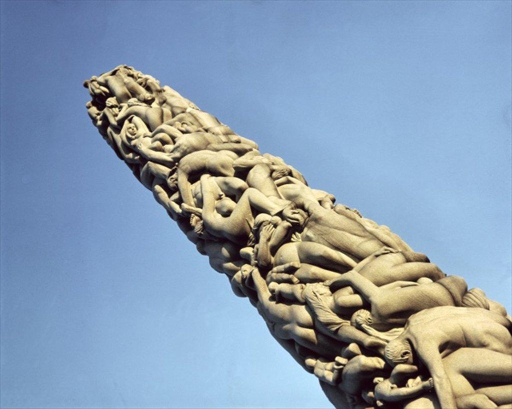 Detail of View of the Monolith, built 1929-43 by Gustav Vigeland