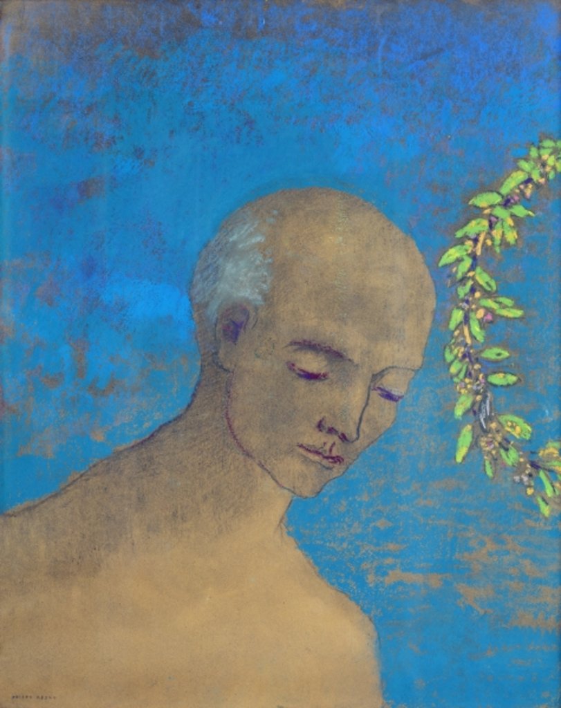 Detail of The Crown, 1910 by Odilon Redon