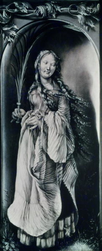 Detail of St. Lucy by Matthias Grunewald