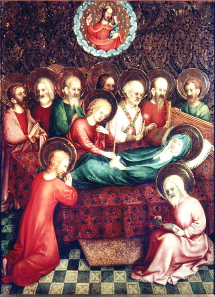 Detail of The Death of the Virgin, 1450 by German School