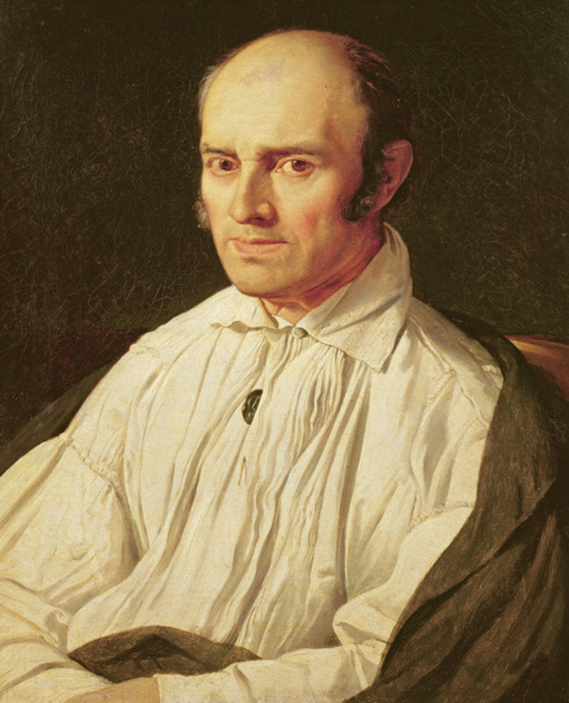 Detail of Portrait of Desmarets, c.1805 by Jean Auguste Dominique Ingres