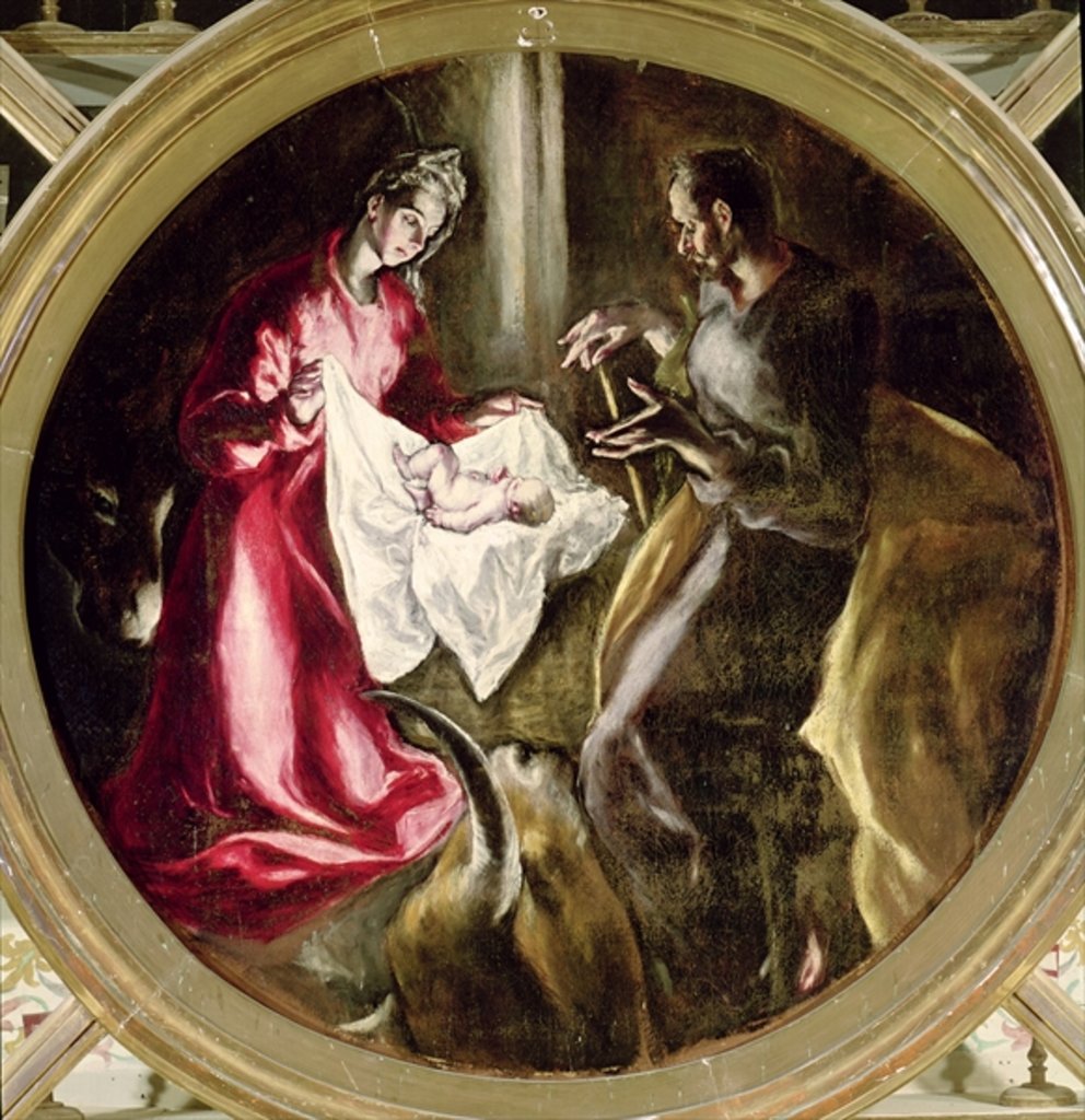 Detail of The Nativity, 1597-1603 by El Greco