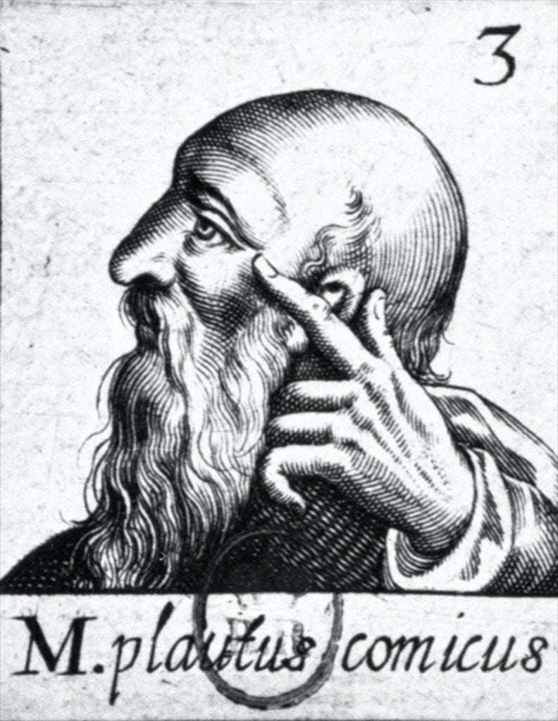 Detail of Portrait of Horace; portrait of Scipio Aemilianus; portrait of Plautus by French School