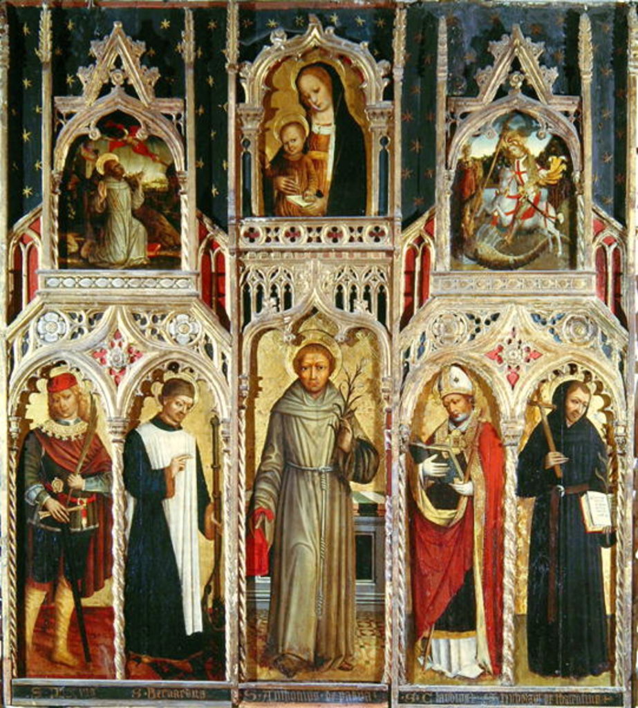 Detail of Altarpiece of St. Anthony by Ludovico Brea