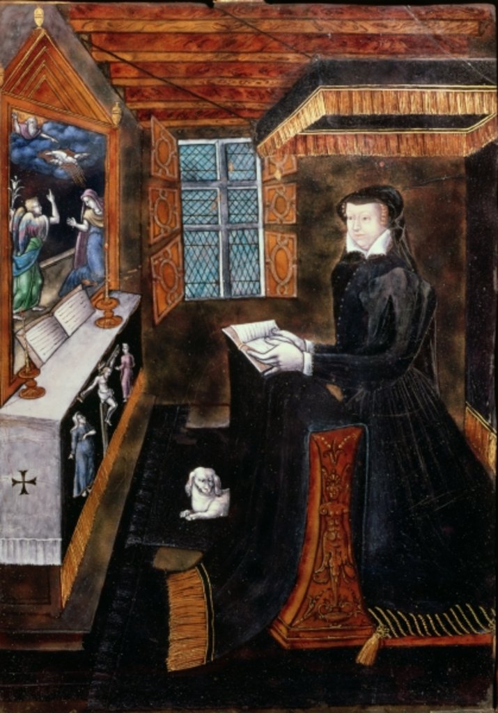 Detail of Mourning cabinet with scenes of the life of Christ and attributes of Henri II and Catherine de Medici by French School