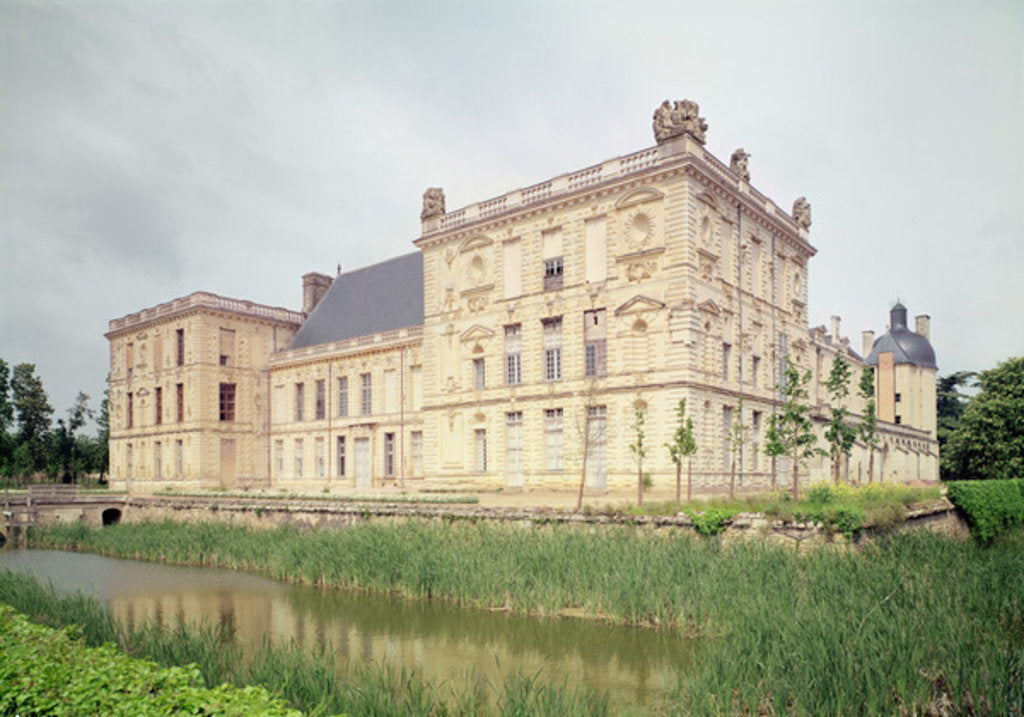 Detail of Exterior view of the chateau, built 1518-49 by French School