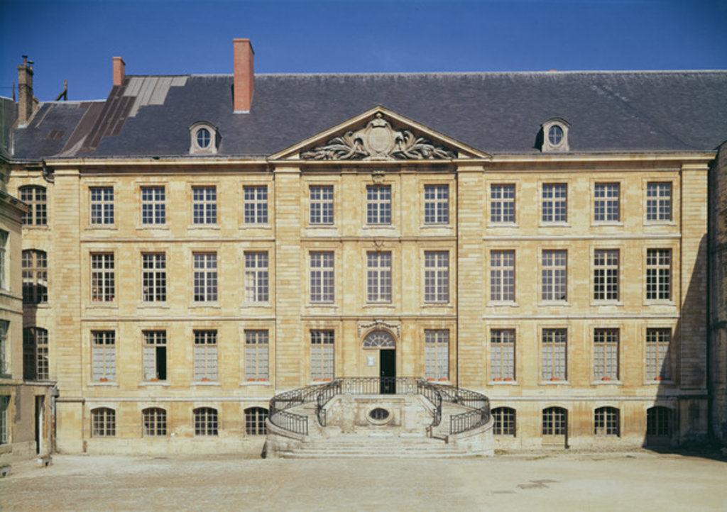 Detail of Exterior view of the Musee Saint-Remi by French School