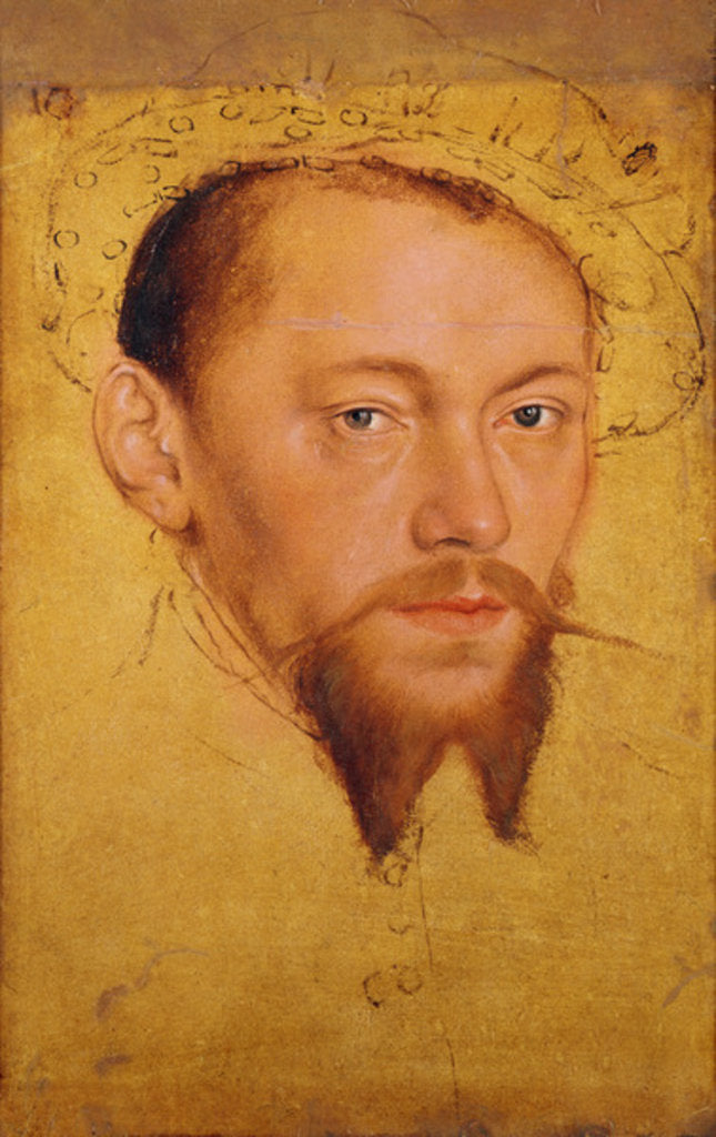 Detail of Moritze Duke of Saxony, later Elector by Lucas the Younger Cranach