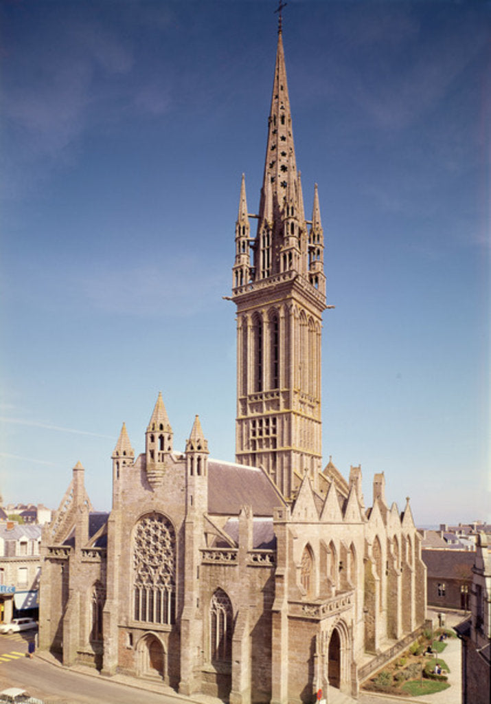 Detail of Exterior view of the Chapelle du Kreisker, 14th-15th century by School French