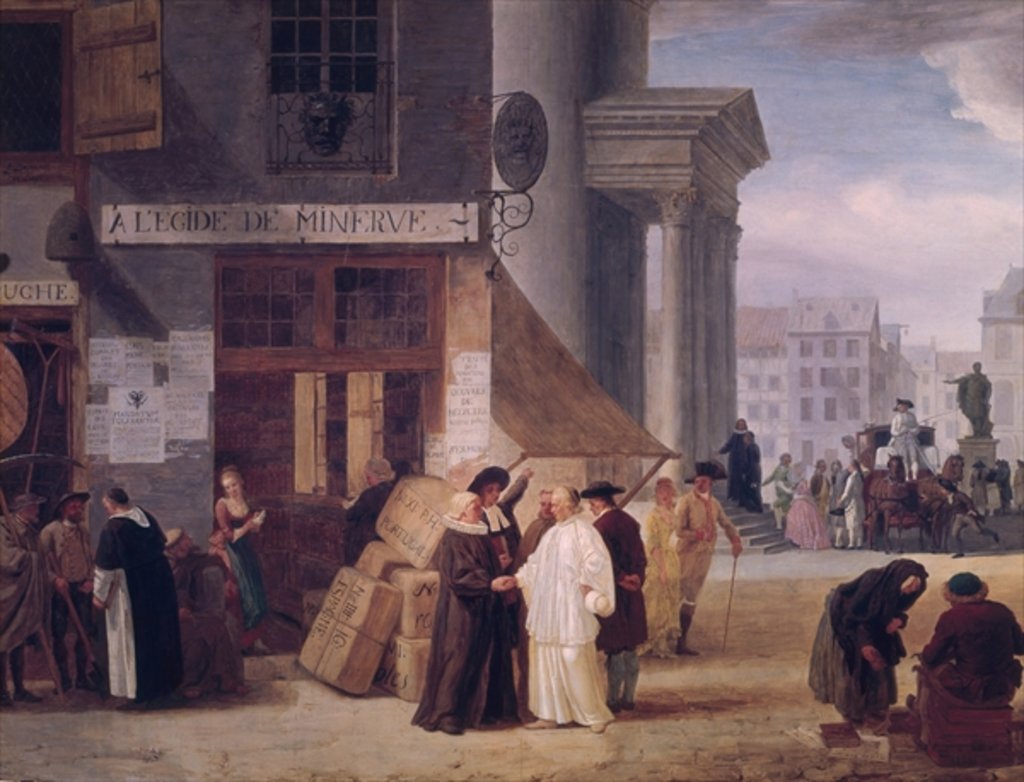 Detail of A l'Egide de Minerve by Leonard Defrance