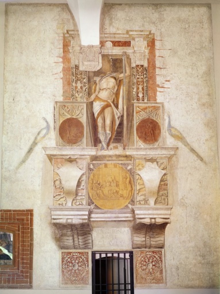 Detail of Argus Panoptes, in the Rocchetta by Donato Bramante