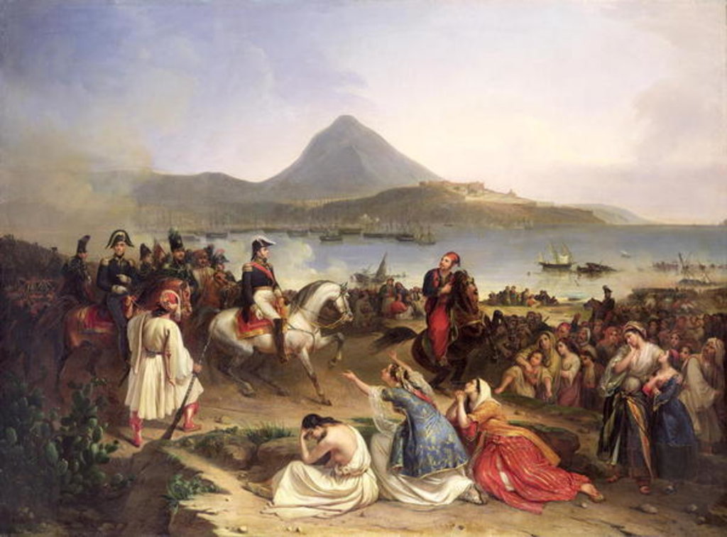 Detail of Meeting Between General Nicolas Joseph Maison and Ibrahim Pasha at Navarino, September 1828, 1838 by Jean Charles Langlois