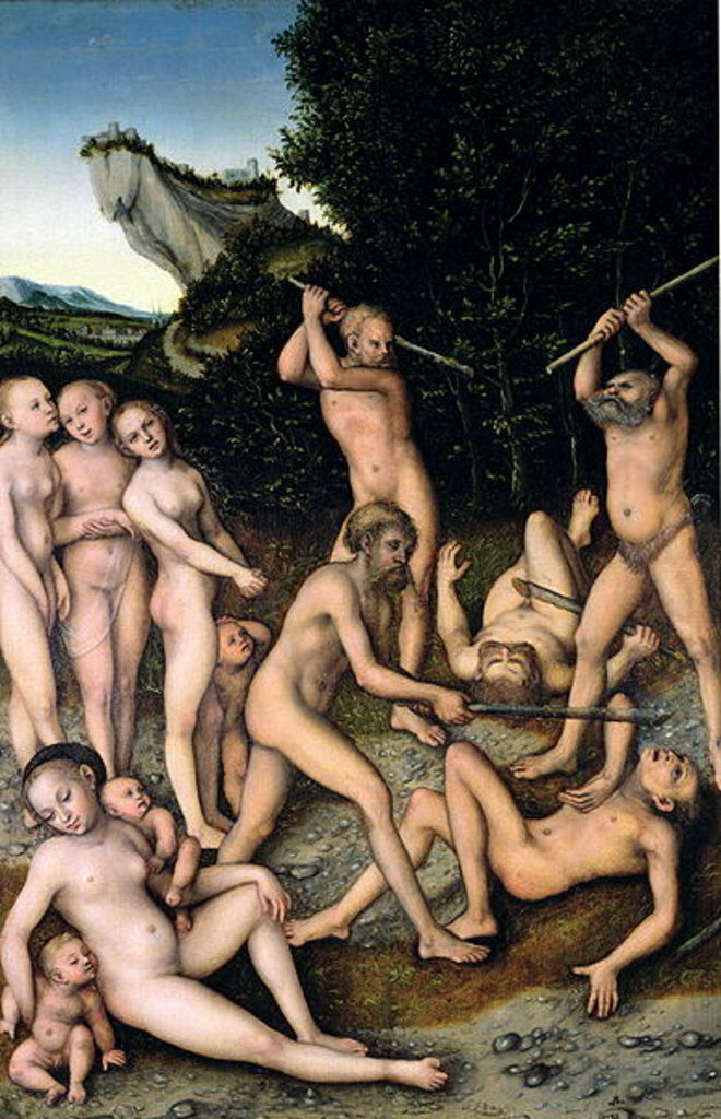 Detail of The SIlver Age or The Effects of Jealousy, 1535 by Lucas the Elder Cranach