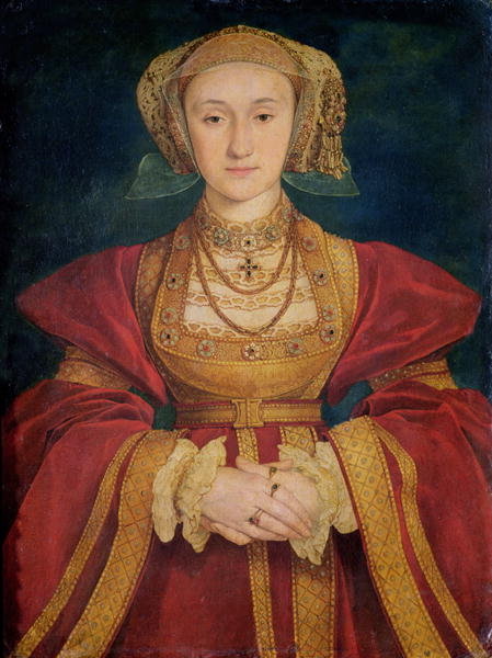 Detail of Portrait of Anne of Cleves, 1539 by Hans Holbein the Younger