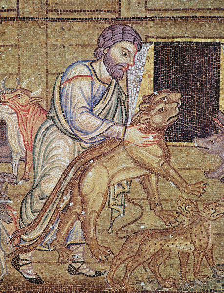 Detail of The Flood by Veneto-Byzantine School