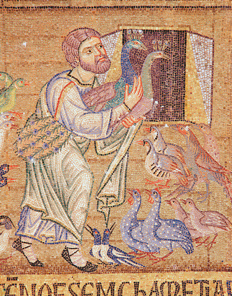 Detail of The Flood by Veneto-Byzantine School