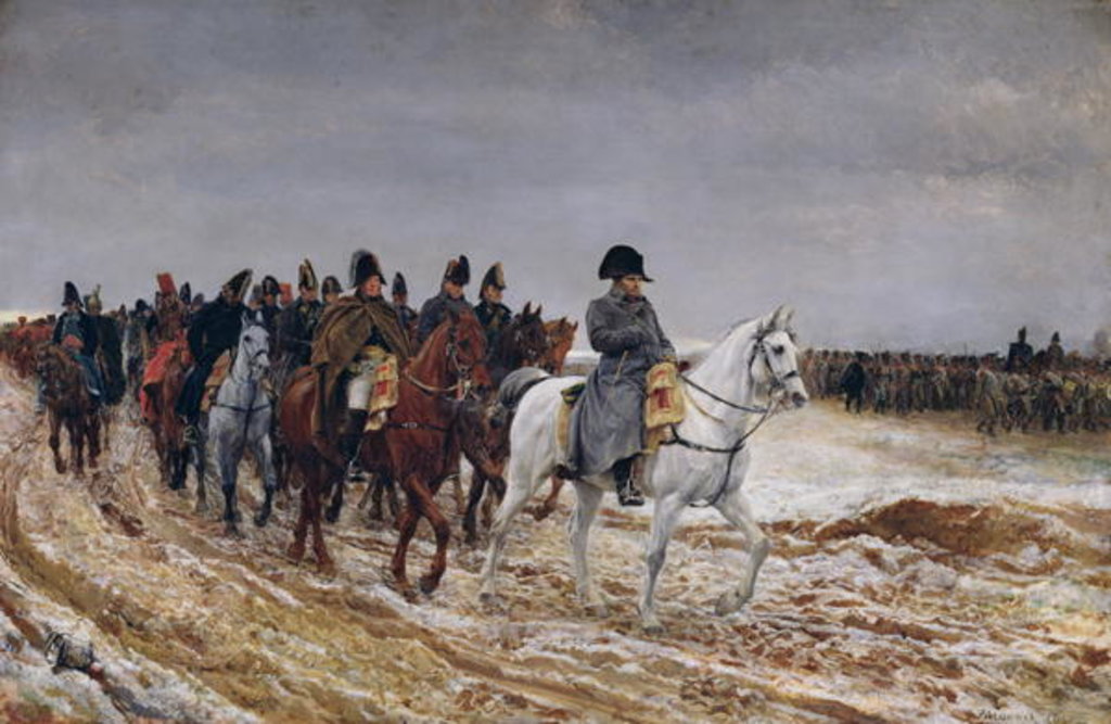 Detail of Napoleon on Campaign in 1814, 1864 by Jean-Louis Ernest Meissonier