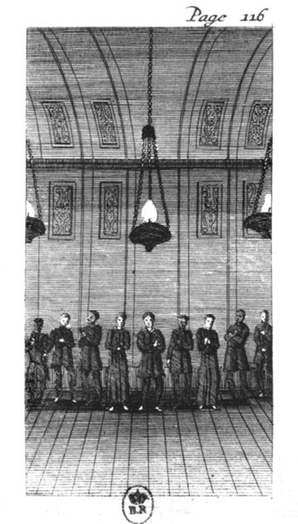 Detail of Waiting for Interrogation by the Inquisition by School European