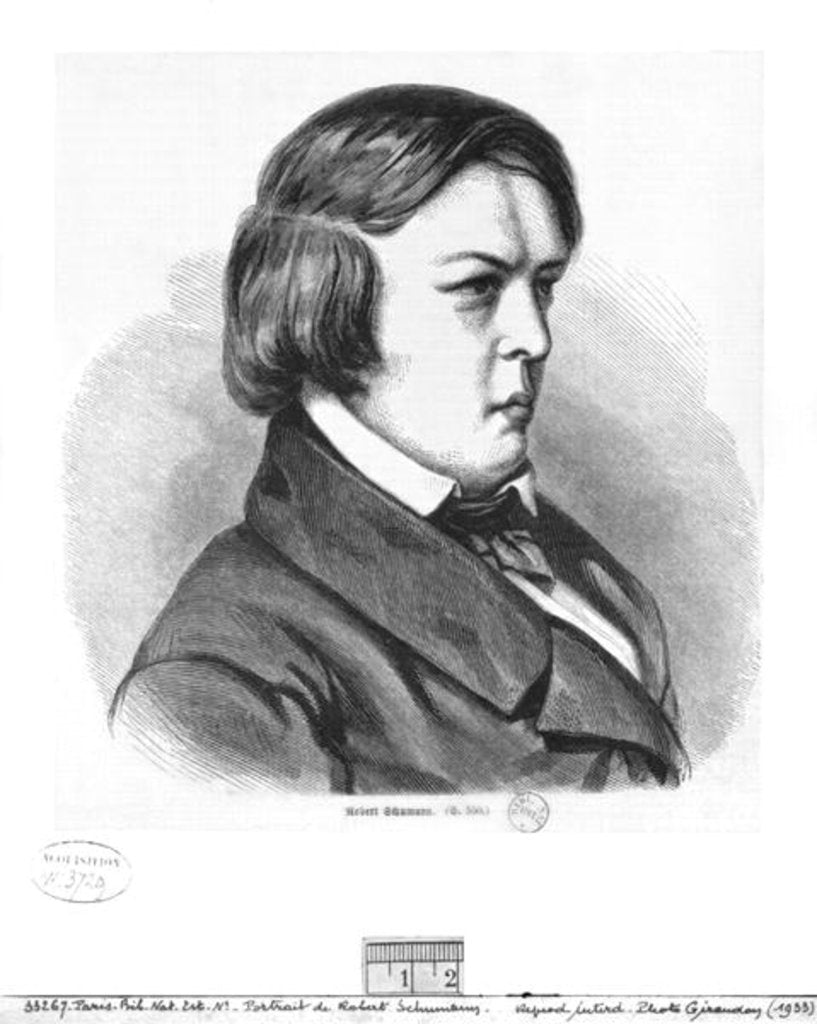 Detail of Robert Schumann by German School