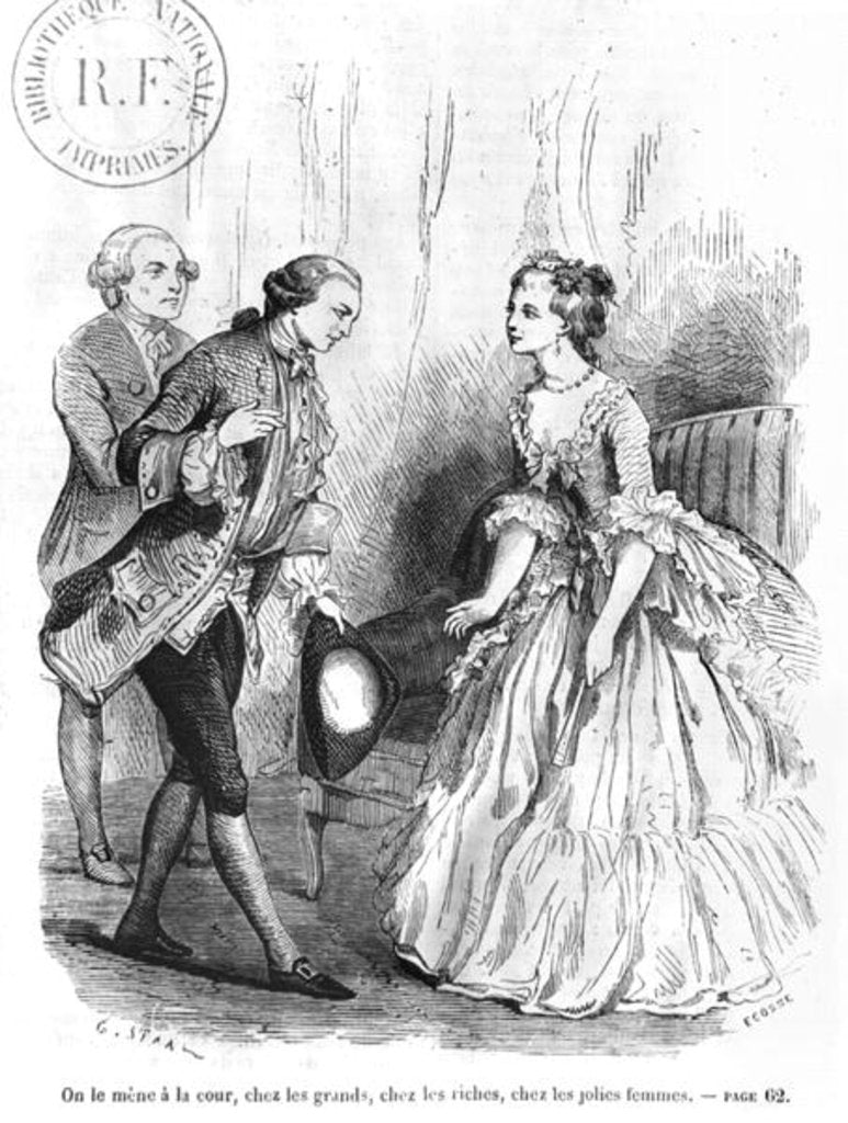 Detail of Illustration from 'L'Emile' by Jean-Jacques Rousseau published in 1851 by Pierre Gustave Eugene Staal