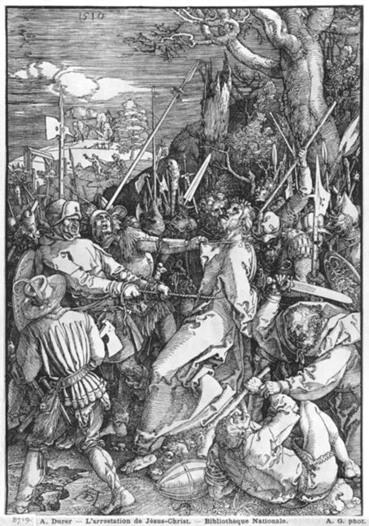 Detail of The Arrest of Jesus Christ, 1510 by Albrecht Dürer or Duerer