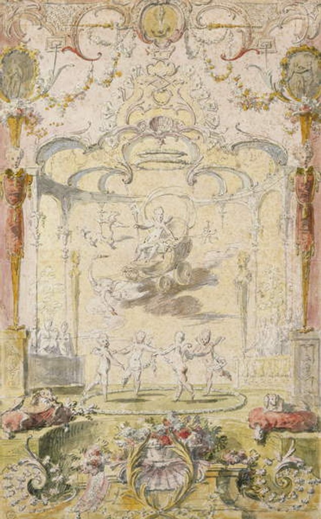 Detail of The Triumph of Love by Claude Gillot