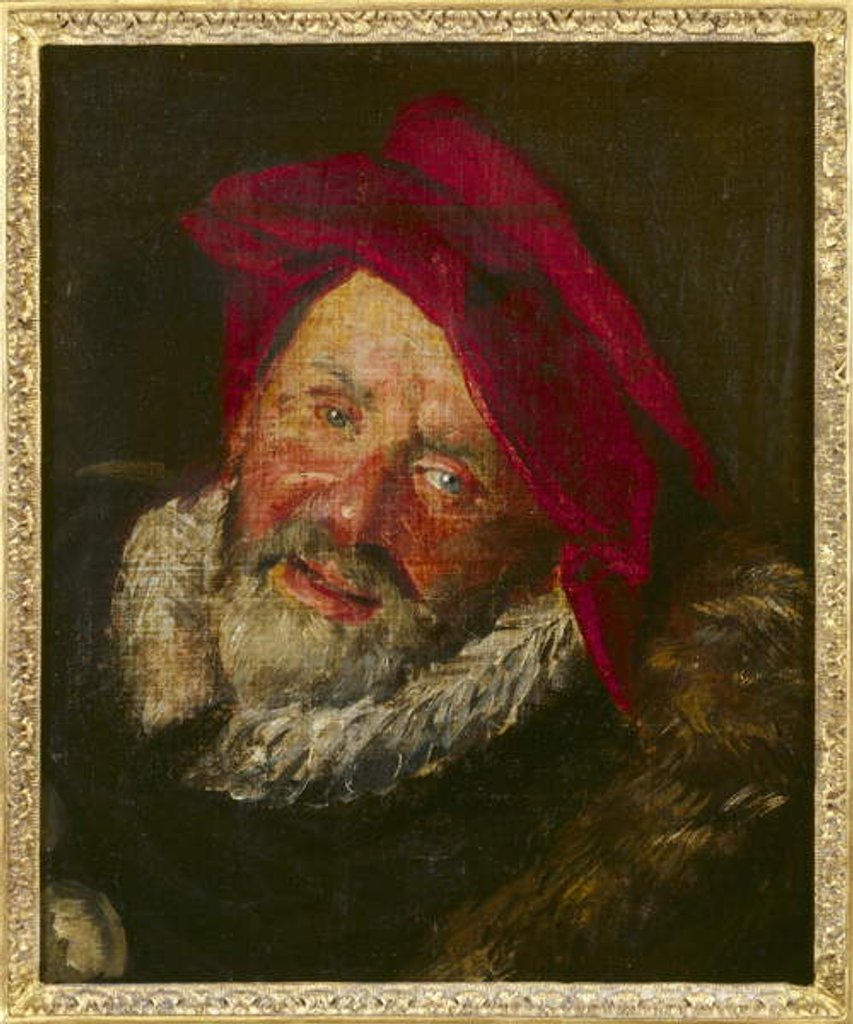 Detail of Portrait of a Buffoon by Frans Hals