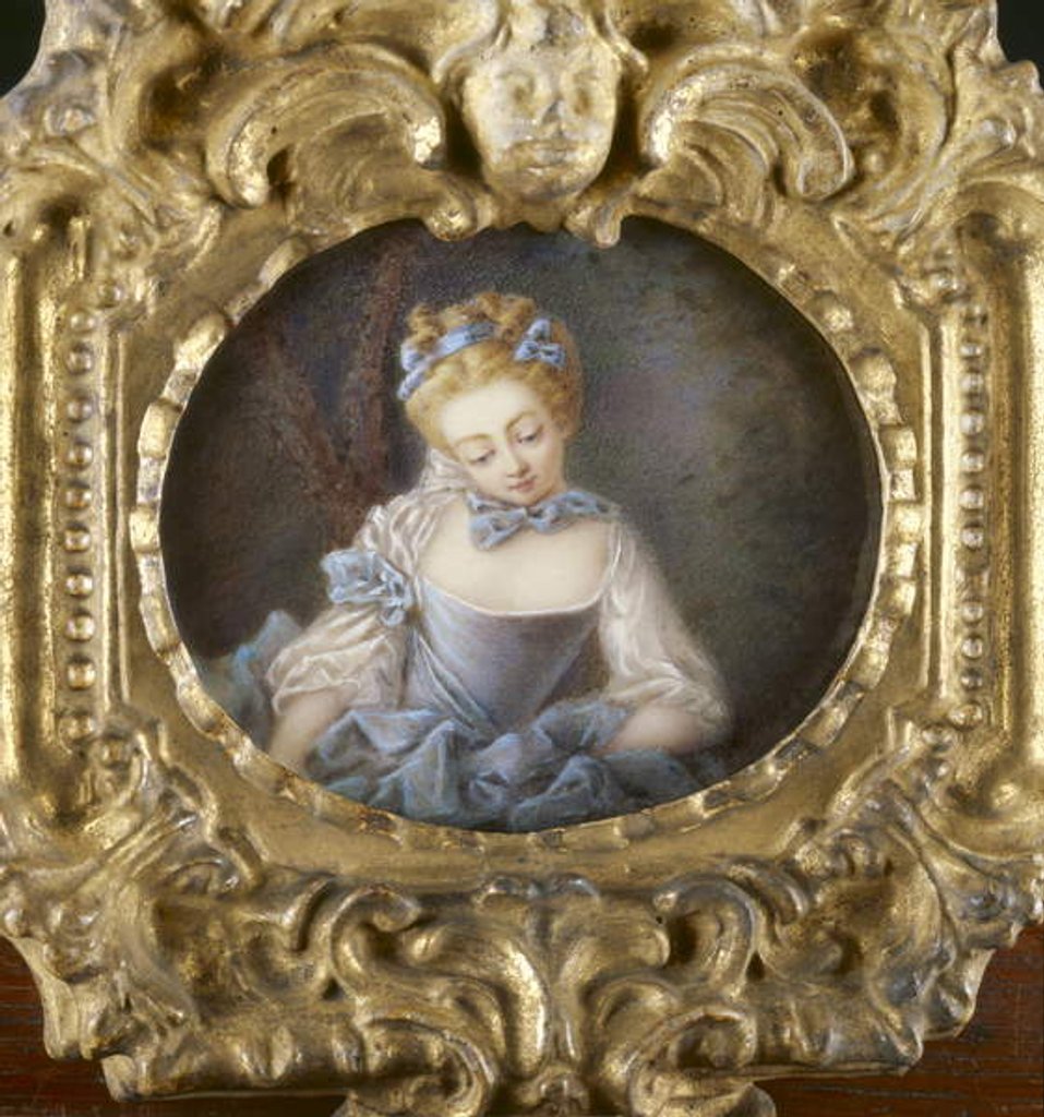 Detail of Portrait of a young woman by School French