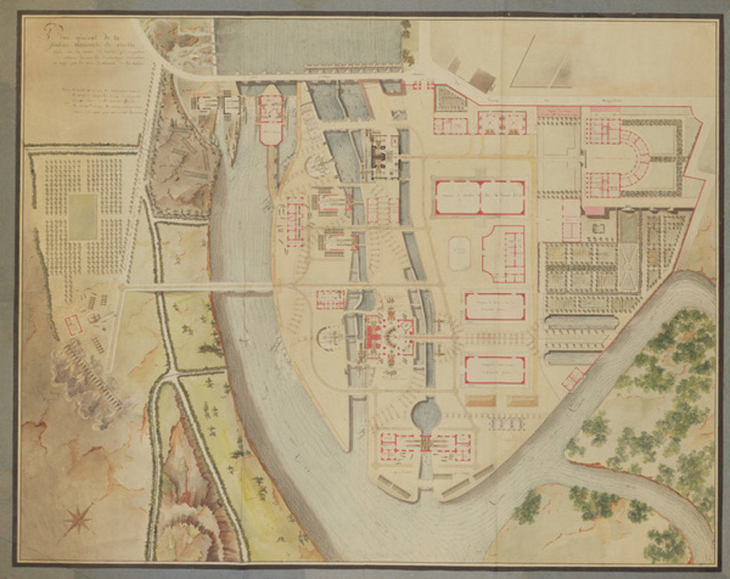 Detail of National Foundry of Ruelle, 1787 by French School