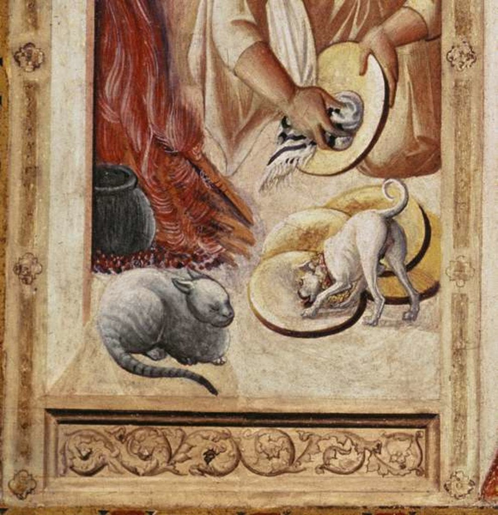 Detail of The Last Supper by Pietro Lorenzetti