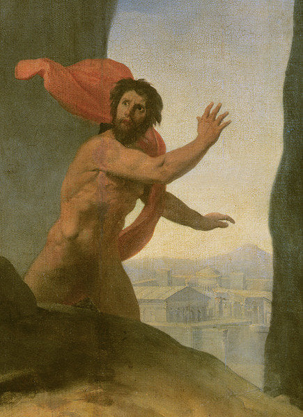 Detail of Oedipus and the Sphinx, 1808 by Jean Auguste Dominique Ingres