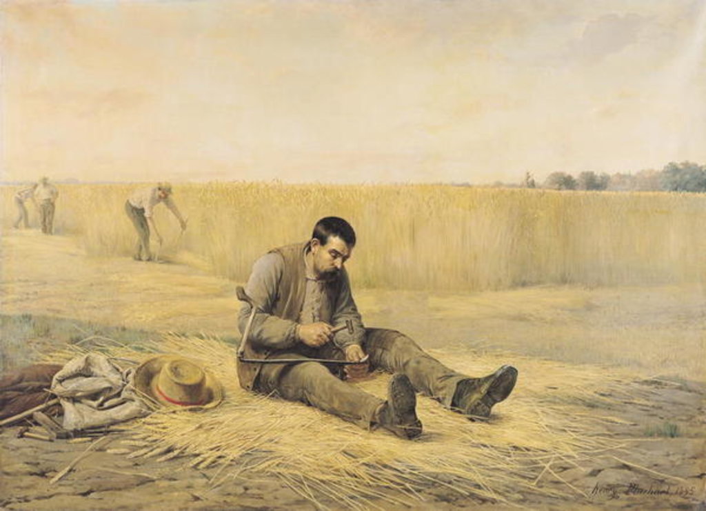 Detail of The Journeyman by Henri Pluchart