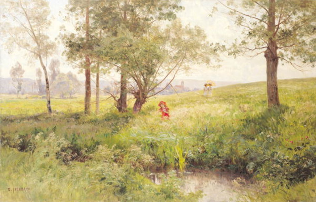 Detail of Landscape by Emile Isenbart
