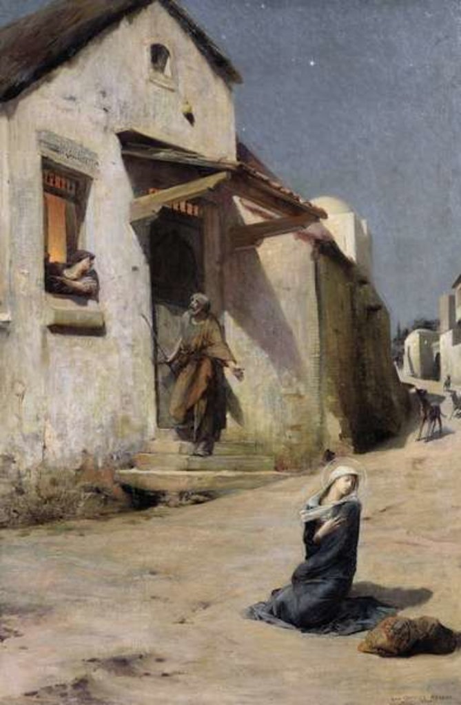 Detail of The Arrival at Bethlehem, 1897 by Luc-Oliver Merson