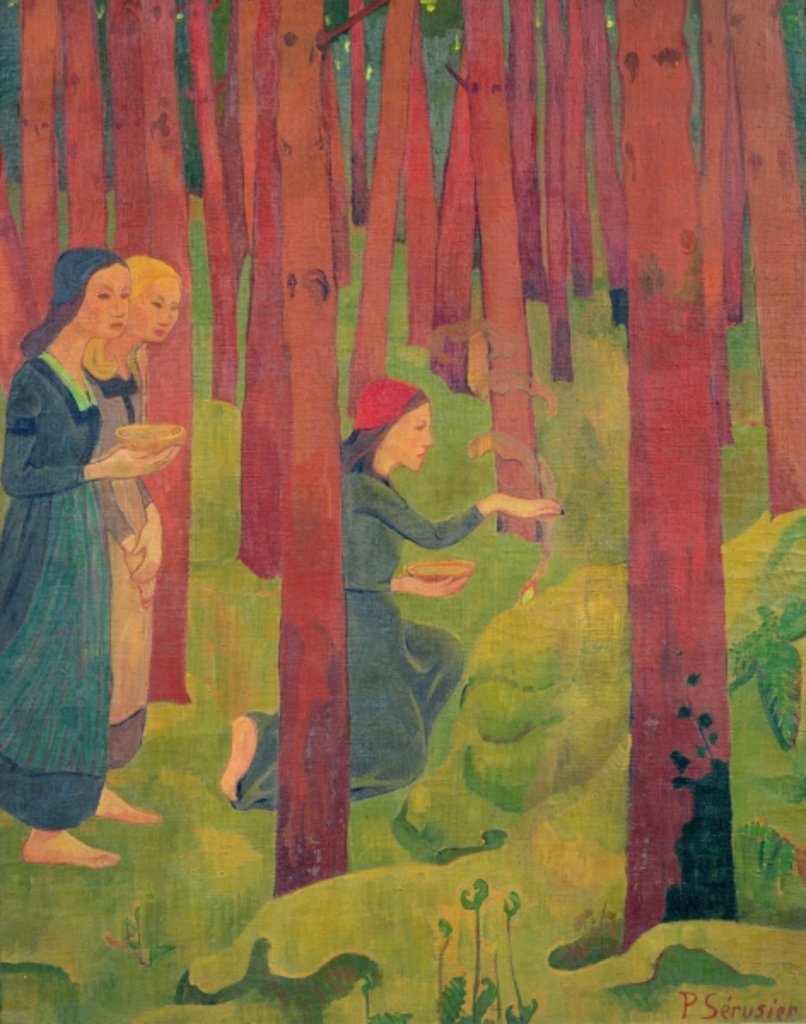 Detail of The Incantation, or The Holy Wood, 1891 by Paul Serusier