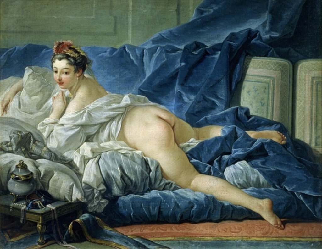 Detail of The Odalisque, 1745 by Francois Boucher