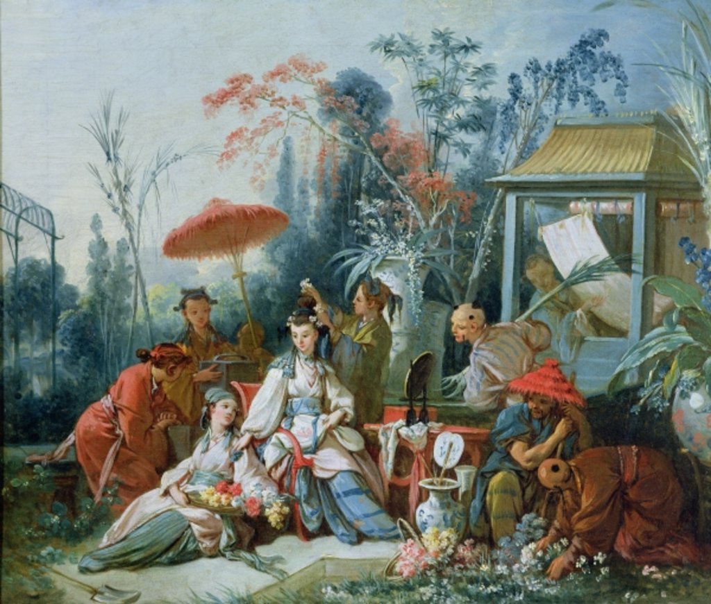 Detail of The Chinese Garden, c.1742 by Francois Boucher