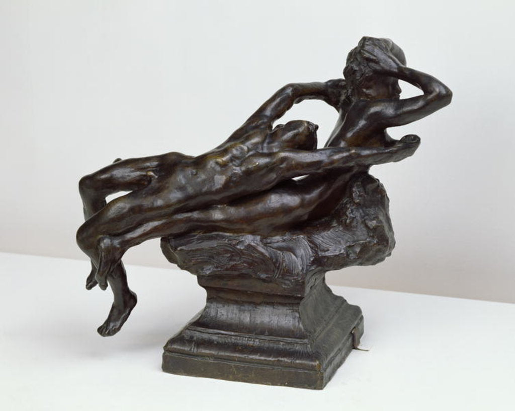 Detail of Love Fleeing, 1881 by Auguste Rodin